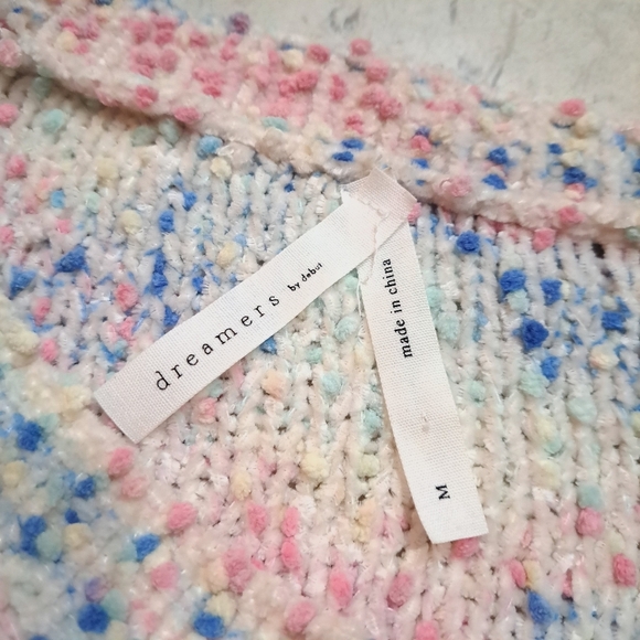 Dreamers | Pastel colorful textured knit long sleeved sweater - Picture 5 of 8